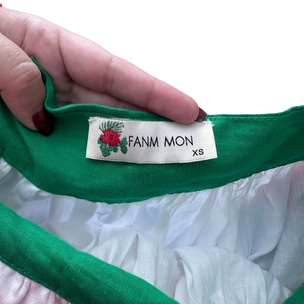 FANM MON Pamuk Embroidered Halter‎ Maxi Dress XS - Picture 7 of 8